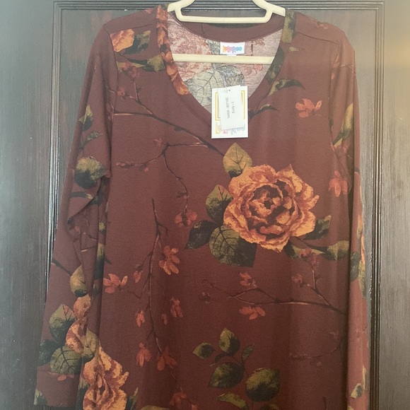 Lularoe fall floral Emily dress - Picture 2 of 6